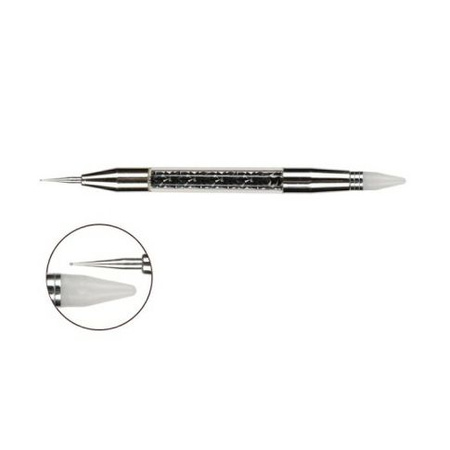 VICTORIA VYNN Doppelseitige Silikonbürste und Sonde