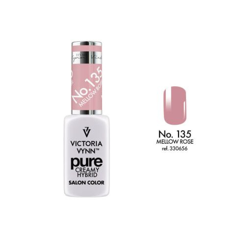 VICTORIA VYNN 135 Pure Creamy Hybrid Mellow Rose Creme-Hybrid-Lack 8ml