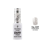 VICTORIA VYNN 039 Reiner cremiger Hybrid-Lack Luxus Silber Creme Hybrid-Lack 8ml