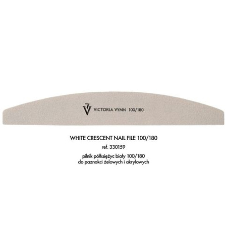 Victoria Vynn Nagelfeile Halbmond weiß 100/180 