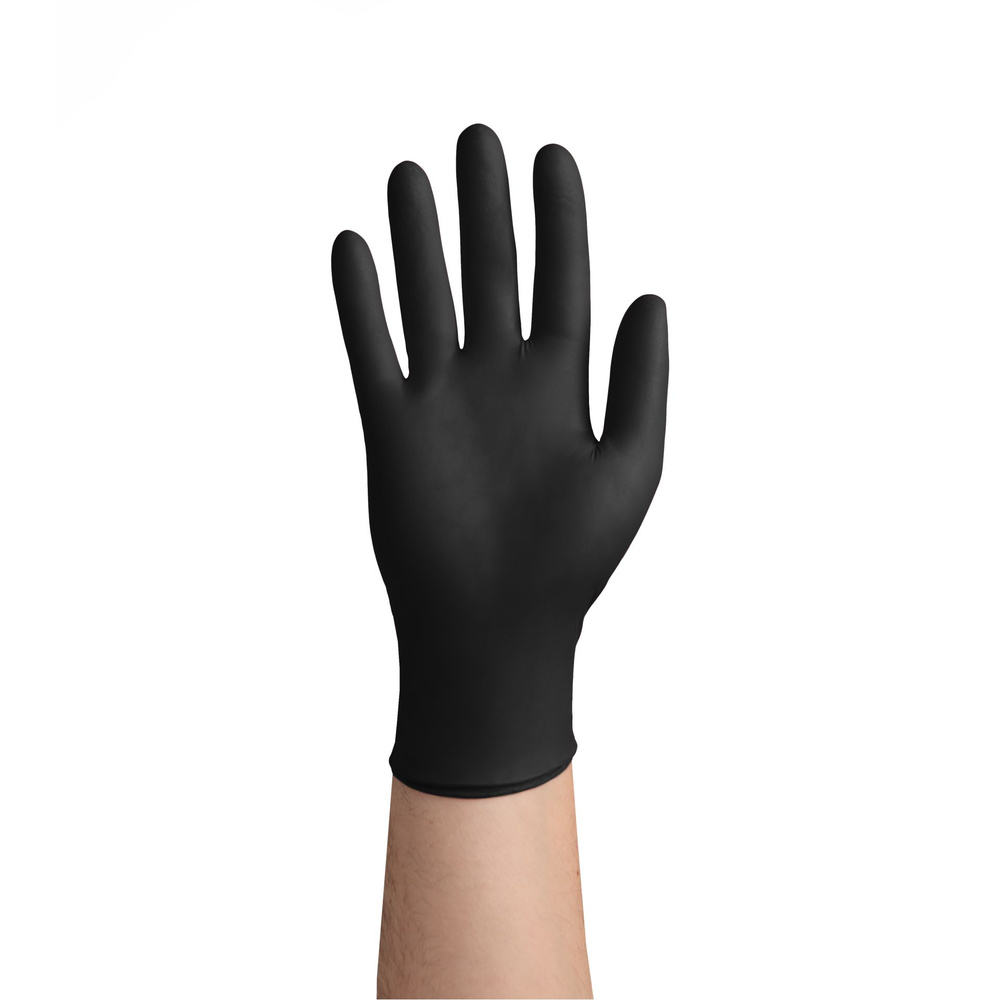 Zarys Easy Care Schwarze Nitril-Handschuhe M 100 Stk.