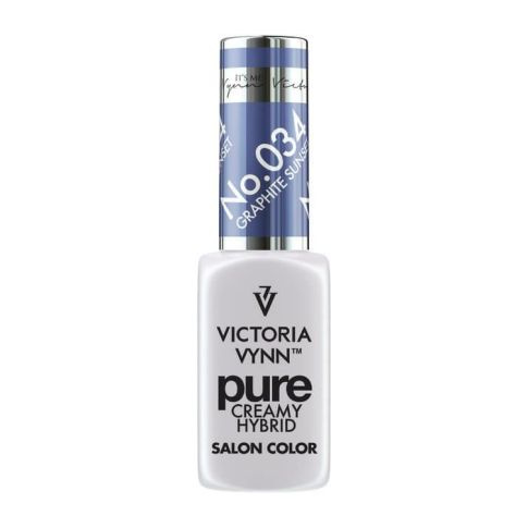 VICTORIA VYNN 034 Reiner cremiger Hybrid-Graphit-Sonnenuntergang-Creme-Hybrid-Lack 8ml