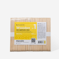 Staleks Hölzerne Enthaarungsspatel Expert 150x17mm (100 Stück).)