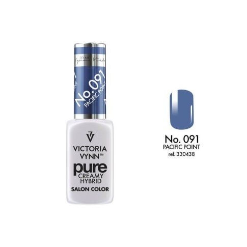 VICTORIA VYNN 091 Reiner cremiger Hybrid Pazifik Punkt Creme Hybrid Lack 8ml