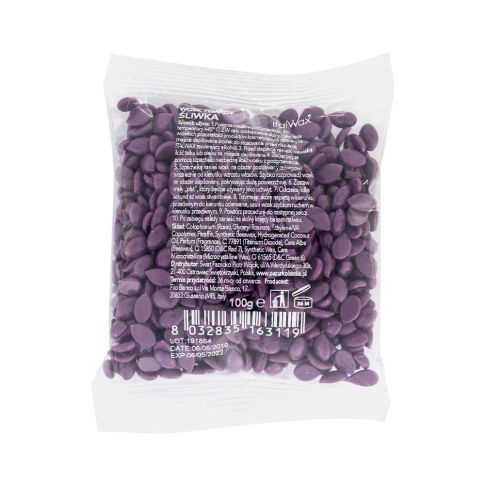 ItalWax Hartwachs in Granulat für streifenlose Enthaarung Pflaume 100g