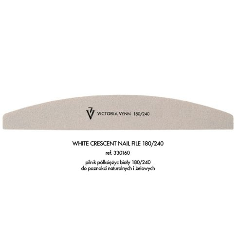 Victoria Vynn Nagelfeile halbmondförmig weiß 180/240