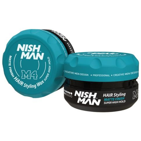 Nishman M4 Matte Finish Super High Hold Hair Pomade 100ml 