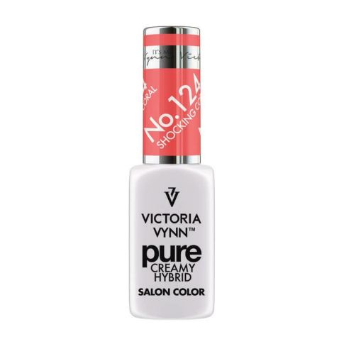 VICTORIA VYNN Pure Creamy Hybrid 124 Shocking Coral cremiger Hybrid-Lack 8ml