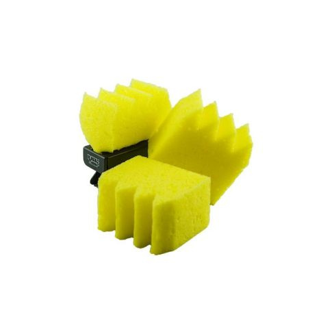 PONIKS Friseurschwamm mit Fixiermittelhalter + 2St. ersatz