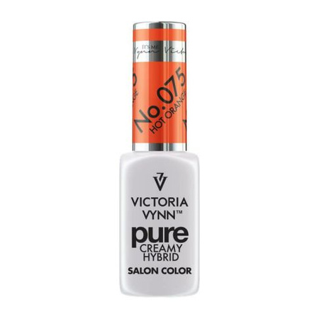 VICTORIA VYNN 075 Pure Creamy Hybrid Hot Orange cremiger Hybrid-Lack 8ml 
